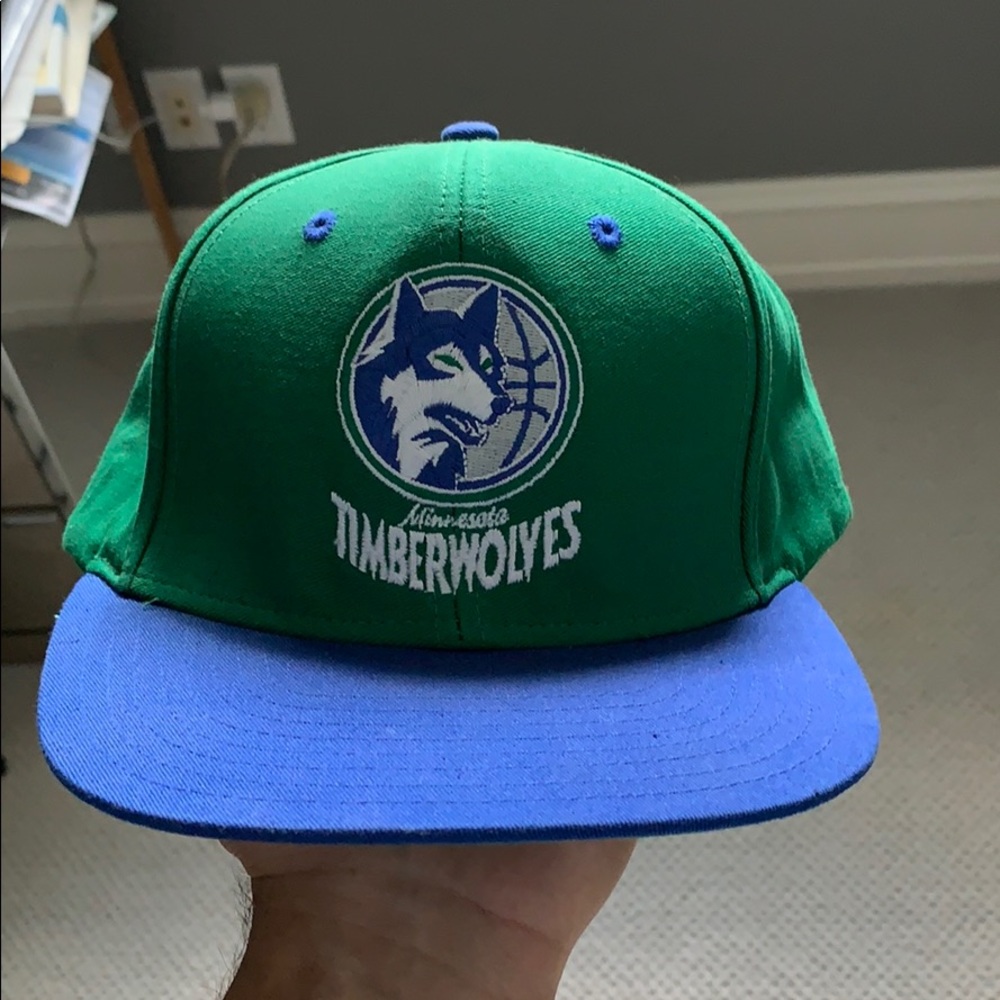 Vintage Minnesota Timberwolves SnapBack Adidas Hat